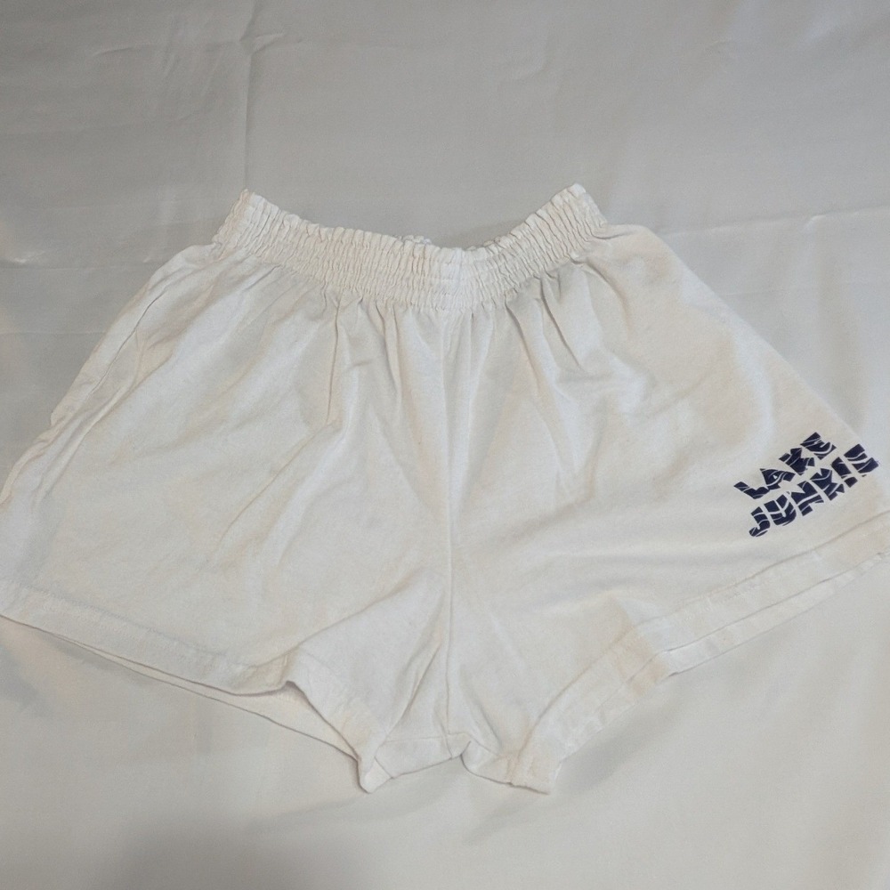 Augusta Sportswear Lake Junkie Shorts Women‎ Medium White Excellent Graphic